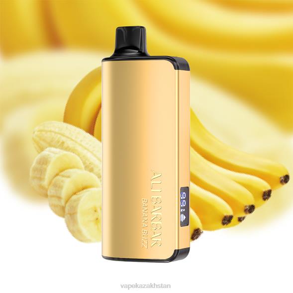 Vape Smoke PTNN27 Alibarbar Ingot 9000 Disposable Vape Banana Buzz