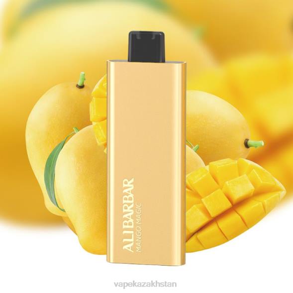 Vape Smoke PTNN67 Alibarbar Pandora 7000 Disposable Vape Mango Magic