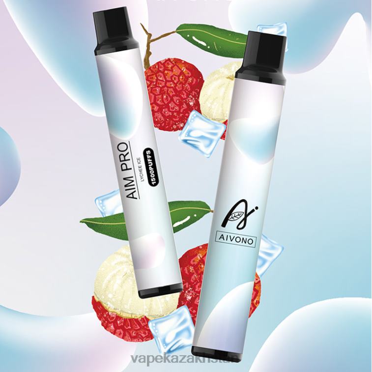 Disposable Vape Kazakhstan 6080B160 Aivono AIM PRO 1500 Lychee Ice