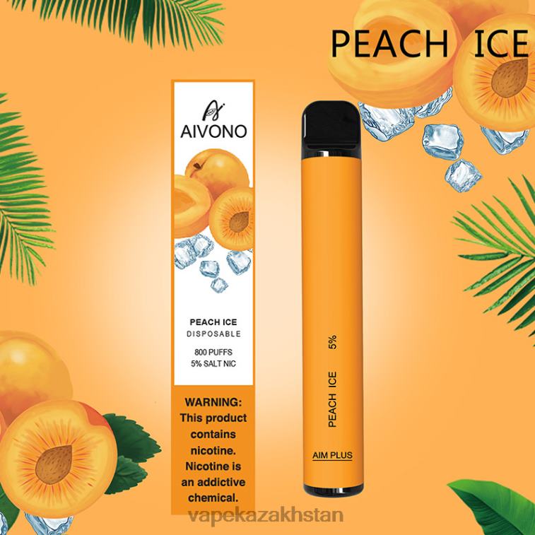 Disposable Vape Kazakhstan 6080B190 Aivono AIM PLUS 800 Peach Ice