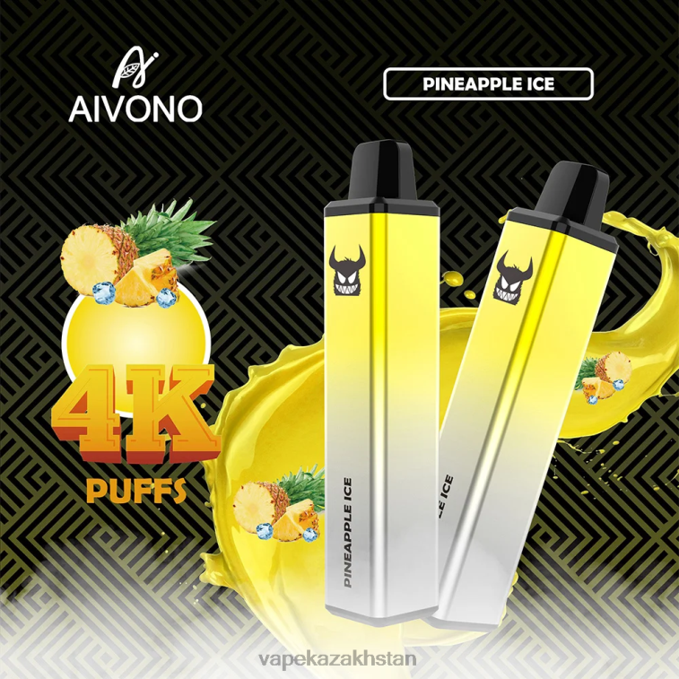 Disposable Vape Kazakhstan 6080B255 Aivono AIM FREAK 4000 Pineapple Ice