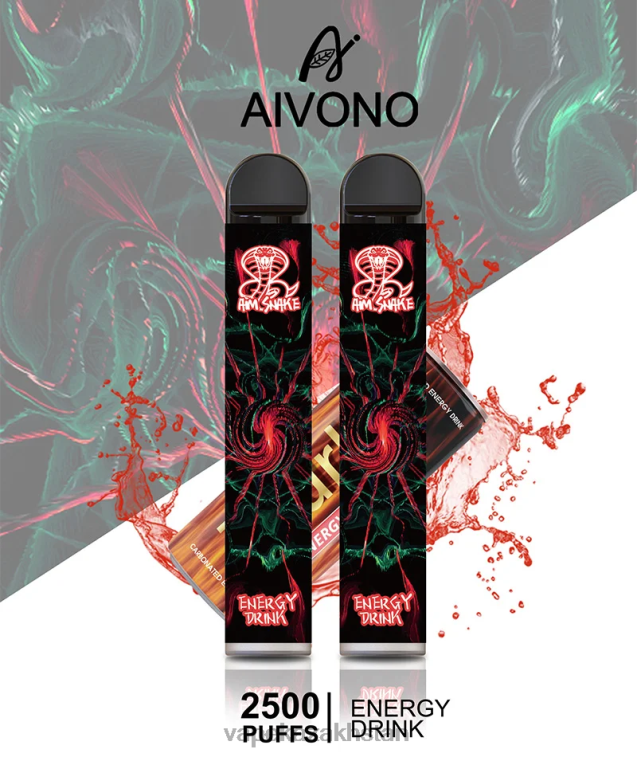 Disposable Vape Kazakhstan 6080B305 Aivono AIM SNAKE 2500 Energy Drink