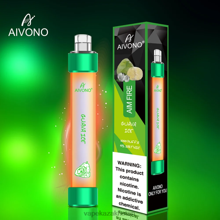 Disposable Vape Kazakhstan 6080B330 Aivono AIM FIRE 1000 Guava Ice
