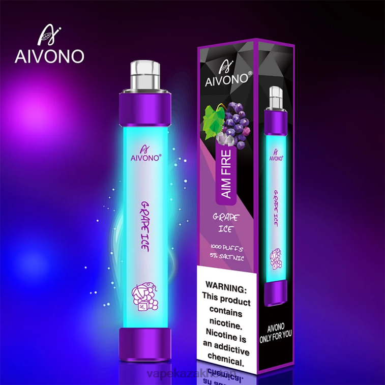 E-Liquid Vape 6080B329 Aivono AIM FIRE 1000 Grape Ice