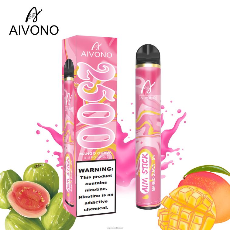 Vape Kazakhstan 6080B146 Aivono AIM STICK 2500 Mango Guava