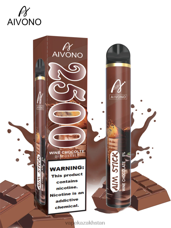 Vape Kazakhstan 6080B156 Aivono AIM STICK 2500 Wine Chocolate