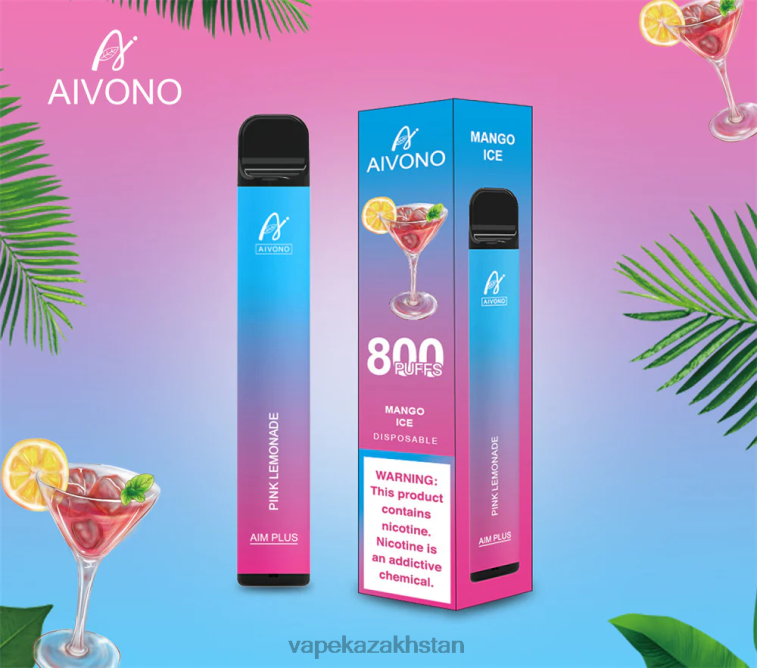 Vape Kazakhstan 6080B191 Aivono AIM PLUS 800 Pink Lemonade