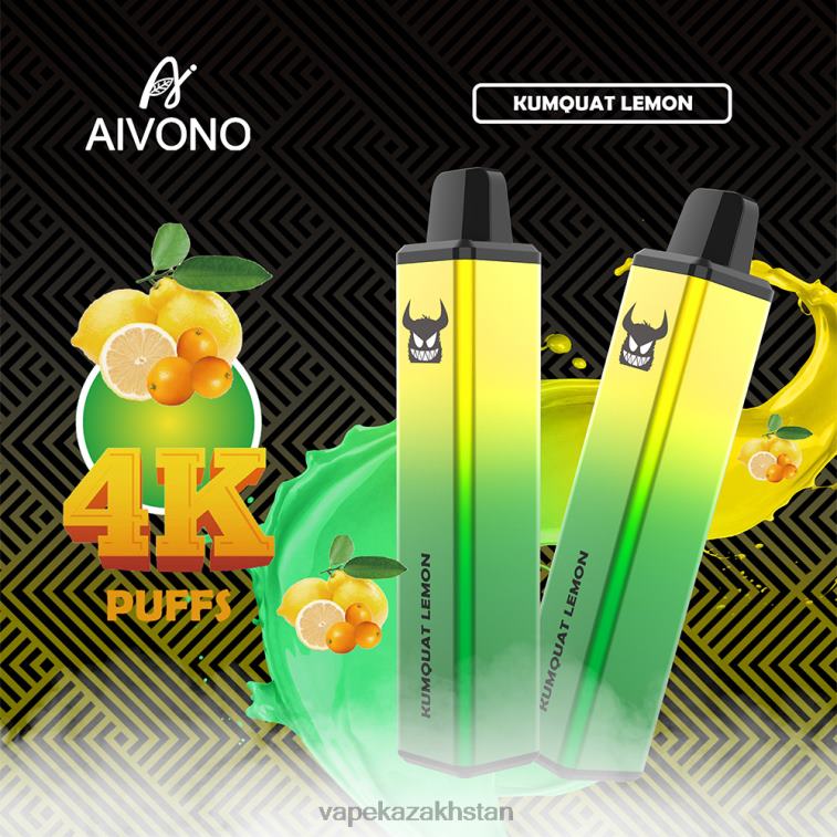 Vape Kazakhstan 6080B256 Aivono AIM FREAK 4000 Kumquat Lemon