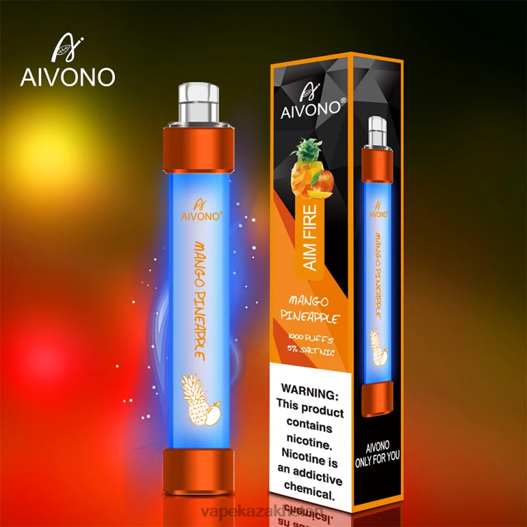Vape Kazakhstan 6080B331 Aivono AIM FIRE 1000 Mango Pineapple