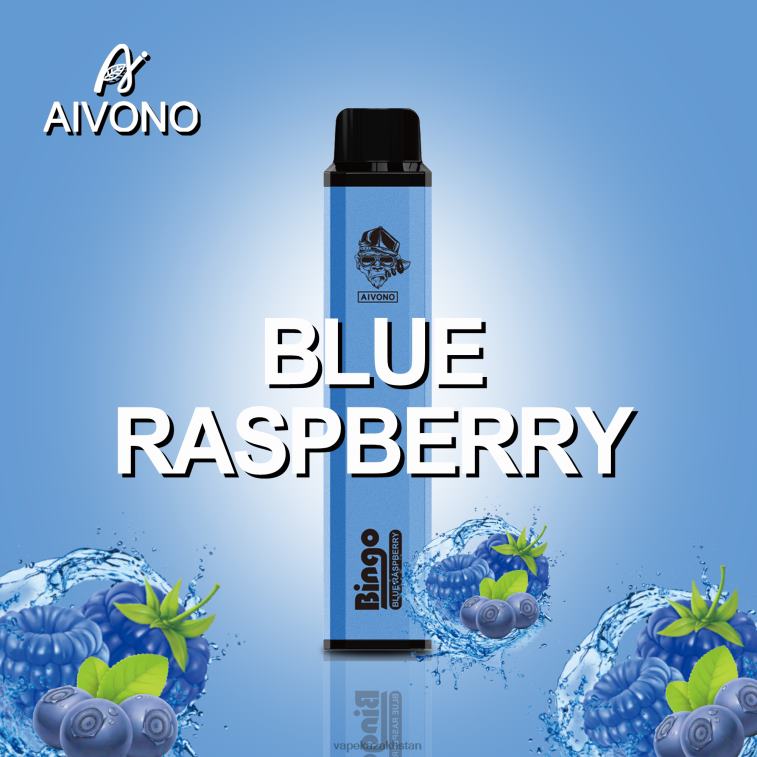 Vape Shop Astana 6080B143 Aivono AIM BINGO 4000 Blue Raspberry