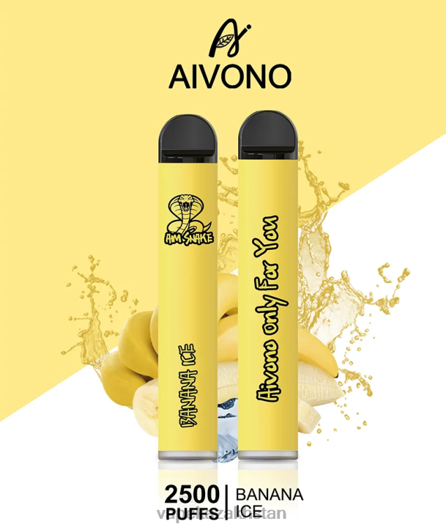 Vape Shop Astana 6080B298 Aivono AIM SNAKE 2500 Banana Ice