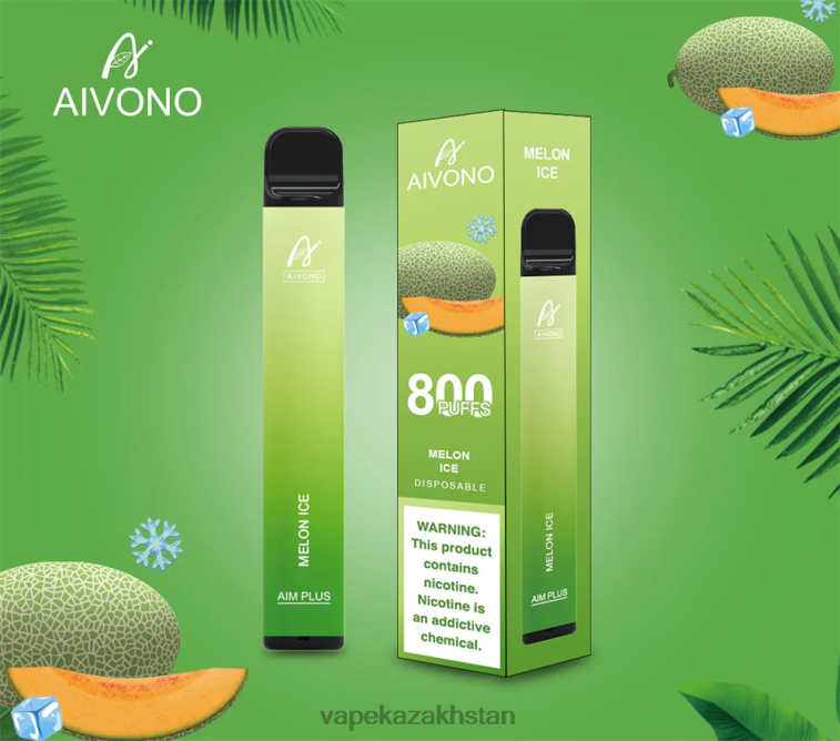 Vape Smoke 6080B187 Aivono AIM PLUS 800 Melon Ice