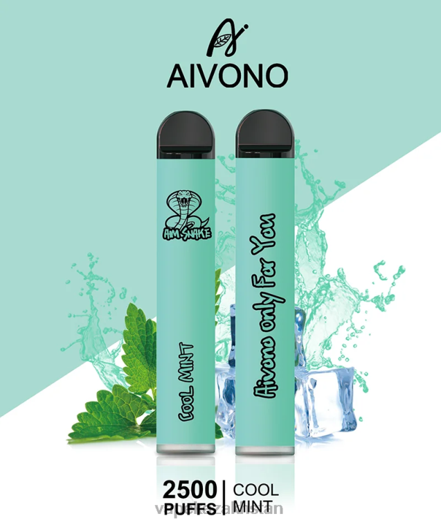 Vape Smoke 6080B302 Aivono AIM SNAKE 2500 Cool Mint
