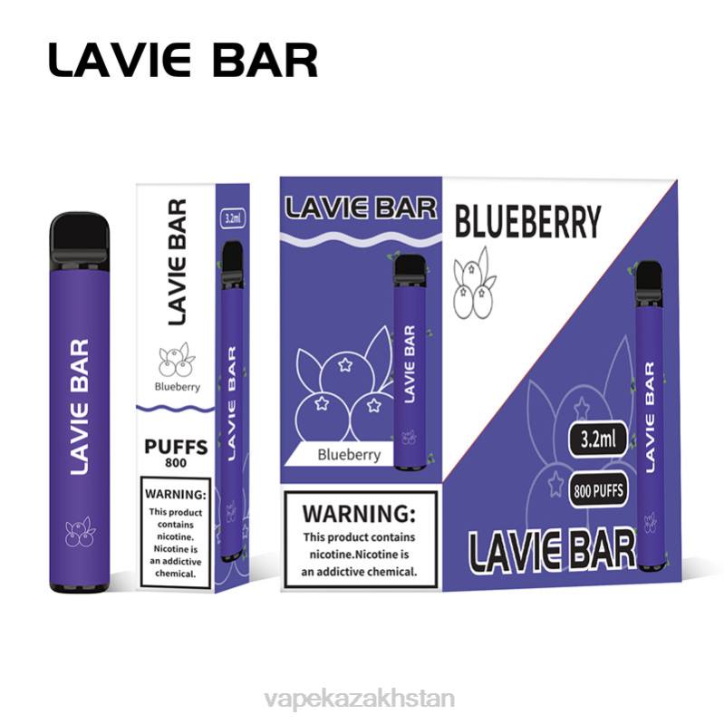Disposable Vape Kazakhstan B2TP310 LAVIE BAR 800 Puffs Blueberry Ice