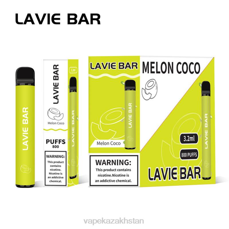 Disposable Vape Kazakhstan B2TP315 LAVIE BAR 800 Puffs Melon Coco