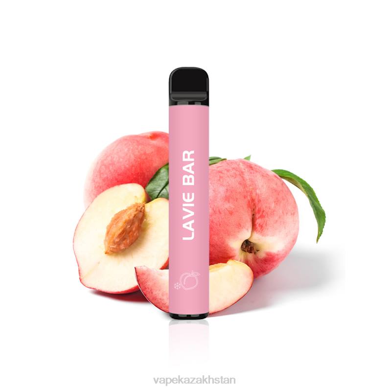 Disposable Vape Kazakhstan B2TP325 LAVIE BAR 2% Version 800 Puffs Peach Ice