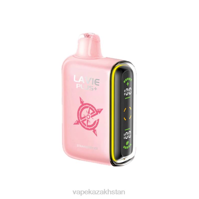E-Liquid Vape B2TP104 LAVIE PLUS 15000 Puffs Strawberry Ice