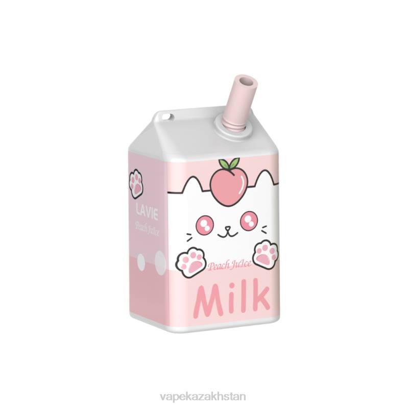 E-Liquid Vape B2TP179 LAVIE MILK 7000 Puffs Peach Juice