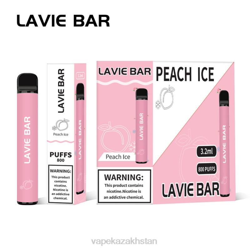 E-Liquid Vape B2TP314 LAVIE BAR 800 Puffs Peach Ice