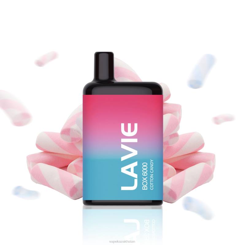 Vape Kazakhstan B2TP206 LAVIE BOX 6000 Puffs Cotton Candy