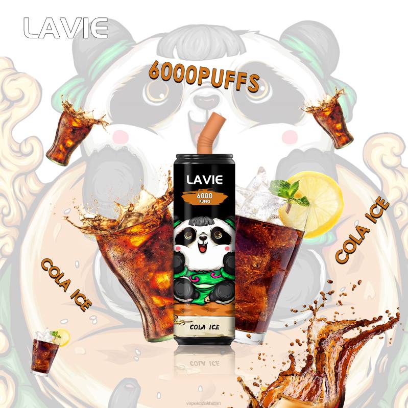 Vape Kazakhstan B2TP276 LAVIE Coke BAR 6000 Puffs Cola Ice