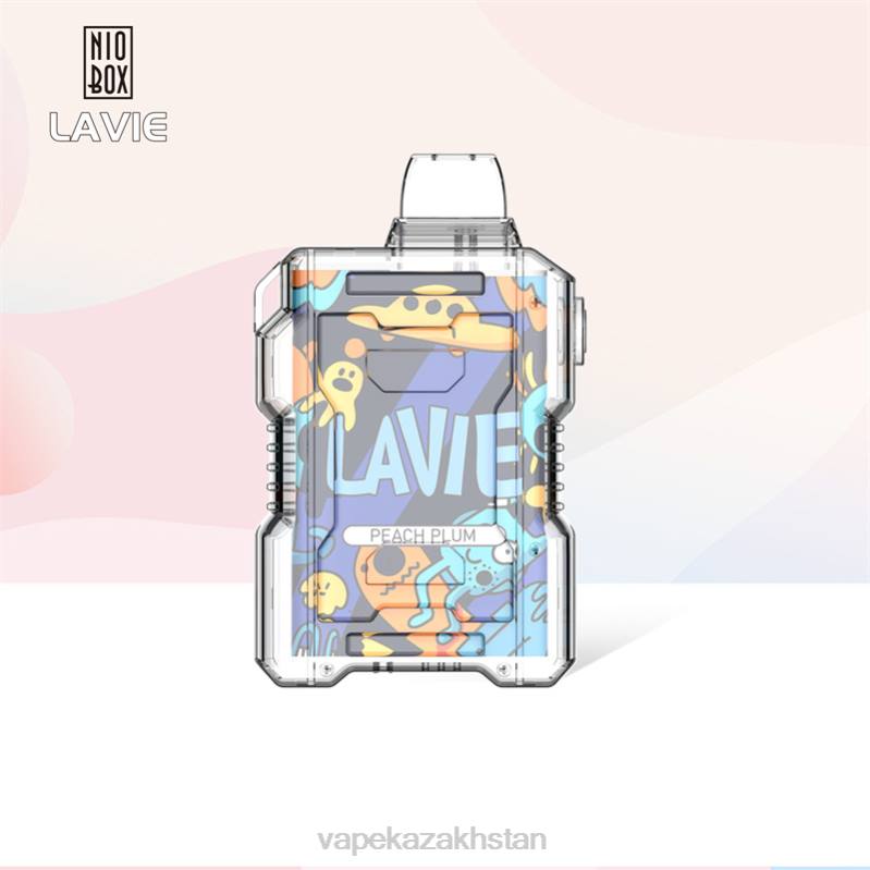Vape Shop Astana B2TP198 LAVIE NIO BOX 9000 Puffs Peach Plum