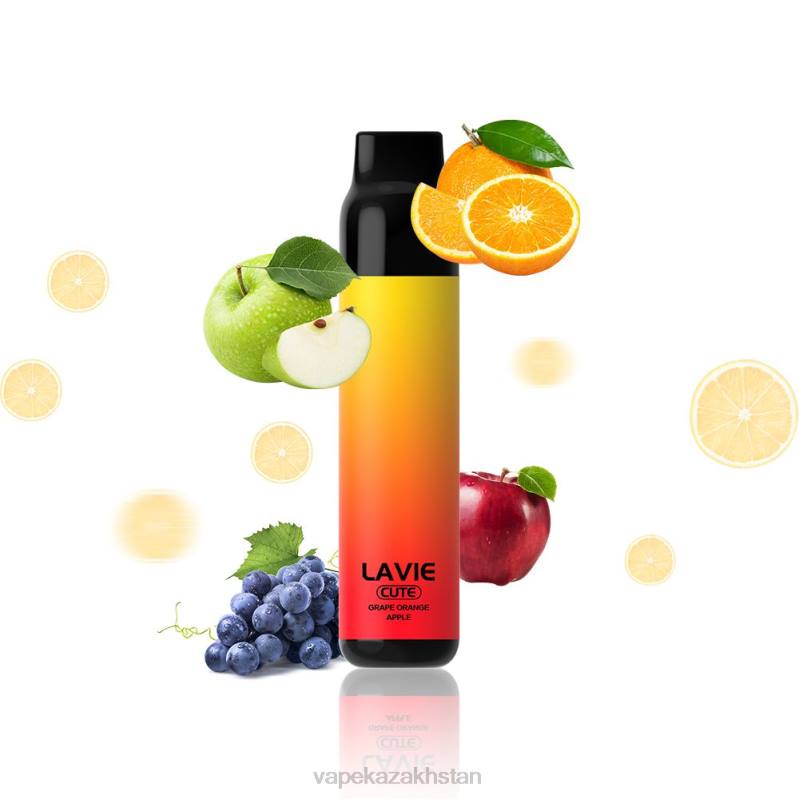 Vape Shop Astana B2TP288 LAVIE BAR 3000 Puffs Grape Orange Apple