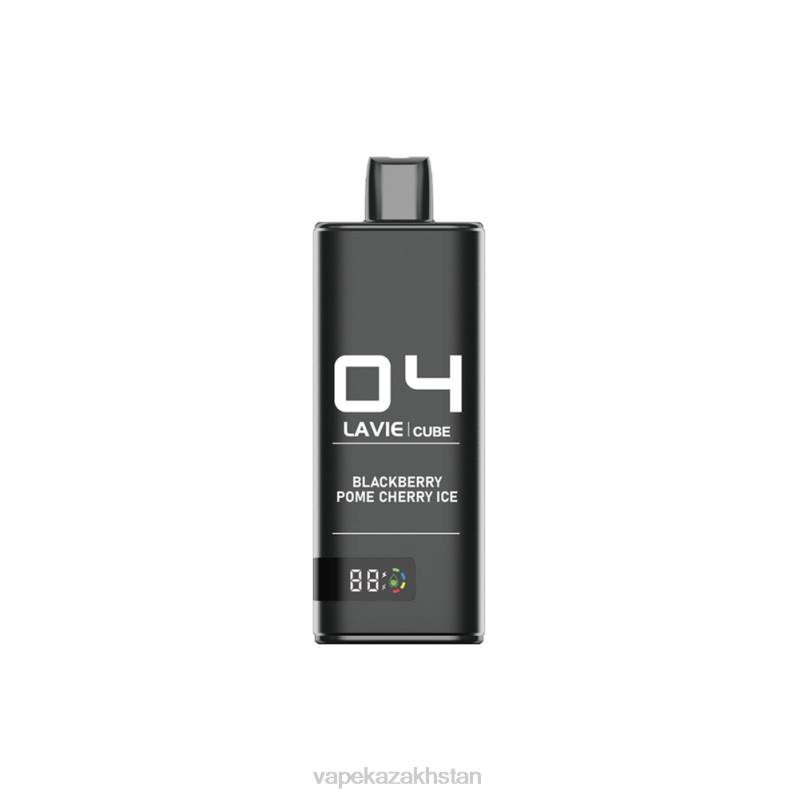 Vape Shop Astana B2TP38 LAVIE Cube 20000 Puffs Blackberry Pome Cherry Ice