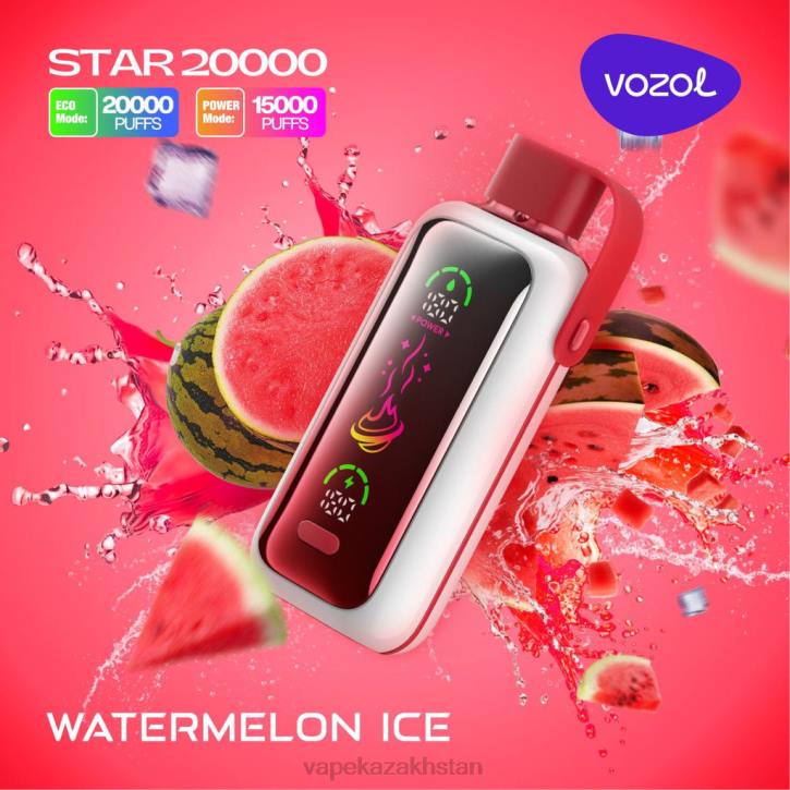 Vape Shop Astana JP043 VOZOL STAR 20000 WATERMELON ICE
