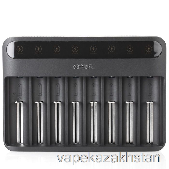 Vape Smoke Efest LUSH Q8 8 Bay Intelligent Battery Charger
