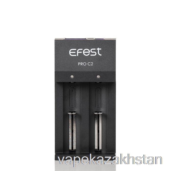 Vape Kazakhstan Efest PRO C2 2-Bay Smart Battery Charger