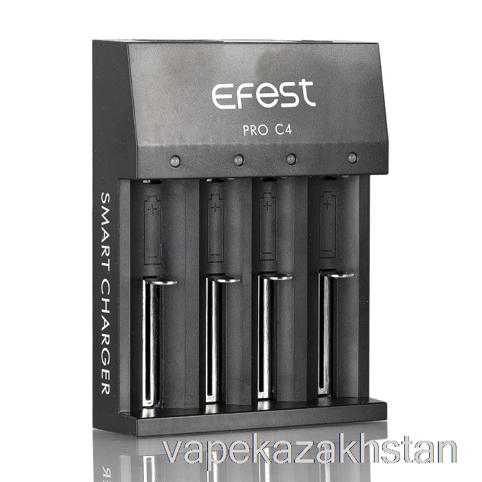 Vape Kazakhstan Efest PRO C4 4-Bay Smart Battery Charger