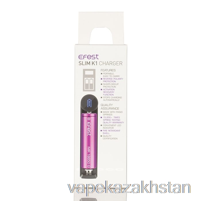 Vape Smoke Efest SLIM K1 Single-Slot Battery Charger