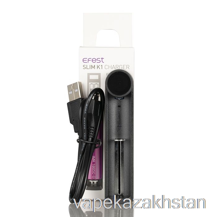 Vape Smoke Efest SLIM K1 Single-Slot Battery Charger