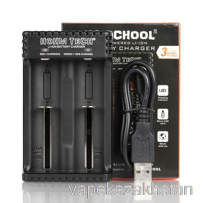 Vape Smoke Hohm Tech SCHOOL 2 2A Mic-USB Charger