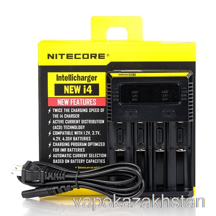 Vape Disposable Nitecore i4 Battery Charger V2 (4-Bay)